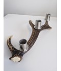 Sika deer antler candle holder for 3 candles