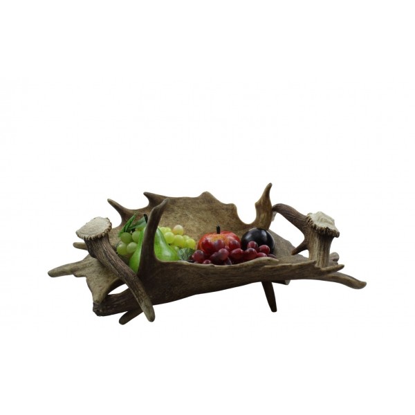 Dovhjorthorn fruktskål med handtag Dovhjorthorn fruktskål med handtag