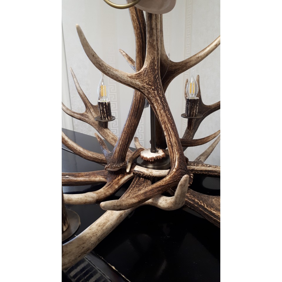 Deer antler chandelier 6 light 95cm Deer antler chandelier 6 light 95cm
