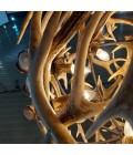 Elegant and Luxurious Globe Chandelier of Deer Antlers 70 cm
