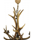 Deer antler chandelier 6 light 95cm