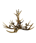 Deer antler chandelier 6 light 95cm