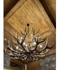 Deer Antler 2 tier 20 Candle Light Chandelier 150cm