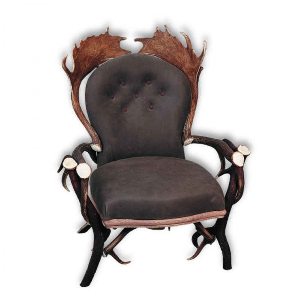Deer Antler Armchair Choco