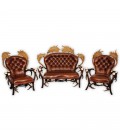 Deer Antler Armchair Cognac