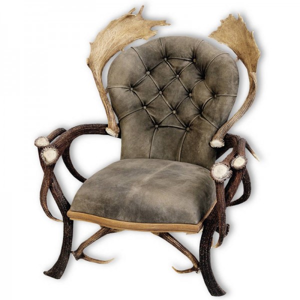 Hjorthornsfåtölj shammy