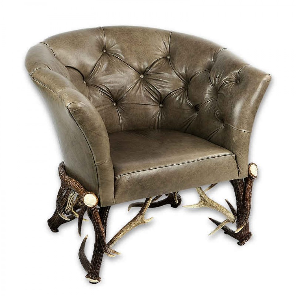 Hjorthornsfåtölj mooreiche