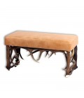 Antler Bench with High Quality Seat Brown/Orange/Sand