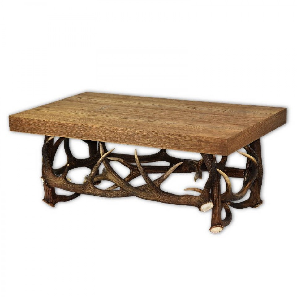 Deer Antler Rectangular Coffee Table 105cm