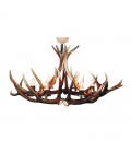 Deer Antler 6 Candle Light Chandelier 120cm