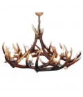 Deer Antler 8 Candle Light Chandelier 150cm