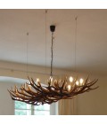 Deer Antler 16 Candle Light Chandelier 150cm