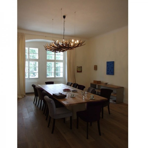 Deer Antler 16 Candle Light Chandelier 150cm