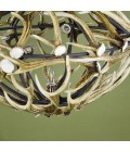 Sika Deer Antler 5 Candle Light Chandelier 70cm