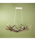Deer Antler Six Angle Chain Chandelier 130cm