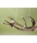Deer Antler Six Angle Chain Chandelier 130cm