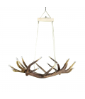 Deer Antler Six Angle Chain Chandelier 130cm