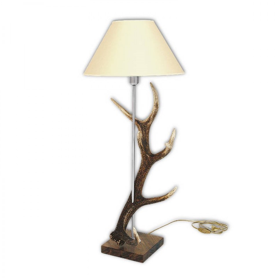 Hjorthorn golvlampa naturlig 70 cm