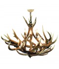 Red deer antler chandelier  95cm