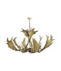 Fallow deer antler chandelier 6 light 90cm