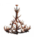Red deer antler chandelier 12 light 130cm Red deer antler chandelier 12 light 130cm