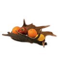 Fallow deer antler fruit bowl