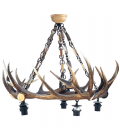 Deer Antler 5 Light Chandelier 85cm