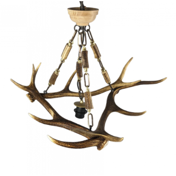 Liten hjorthorn takkrona 50 cm