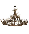 Deer antler chandelier 10 light 160cm