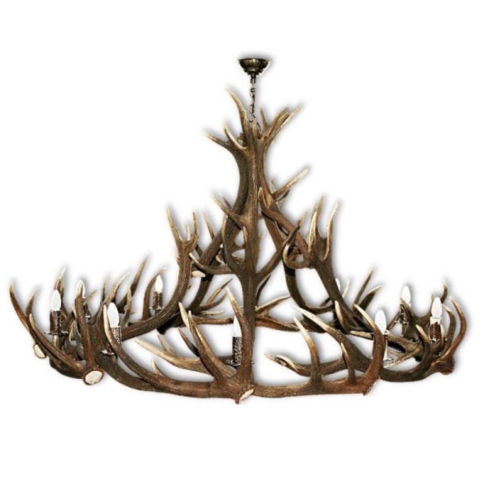 Deer antler chandelier 10 light 160cm Deer antler chandelier 10 light 160cm