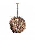 Elegant and Luxurious Globe Chandelier of Deer Antlers 70 cm
