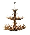 Deer antler chandelier 18 light 145cm