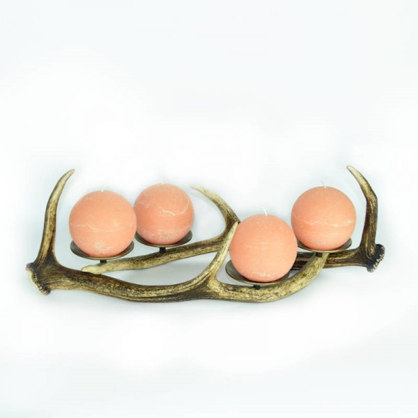 Hjorthorn 4 ljus ljushållare   Hjorthorn 4 ljus ljushållare