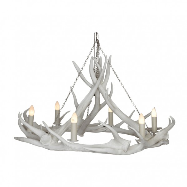 Antler 6-light chandelier 110 cm