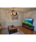 Fallow deer antler chandelier 6 light 100cm