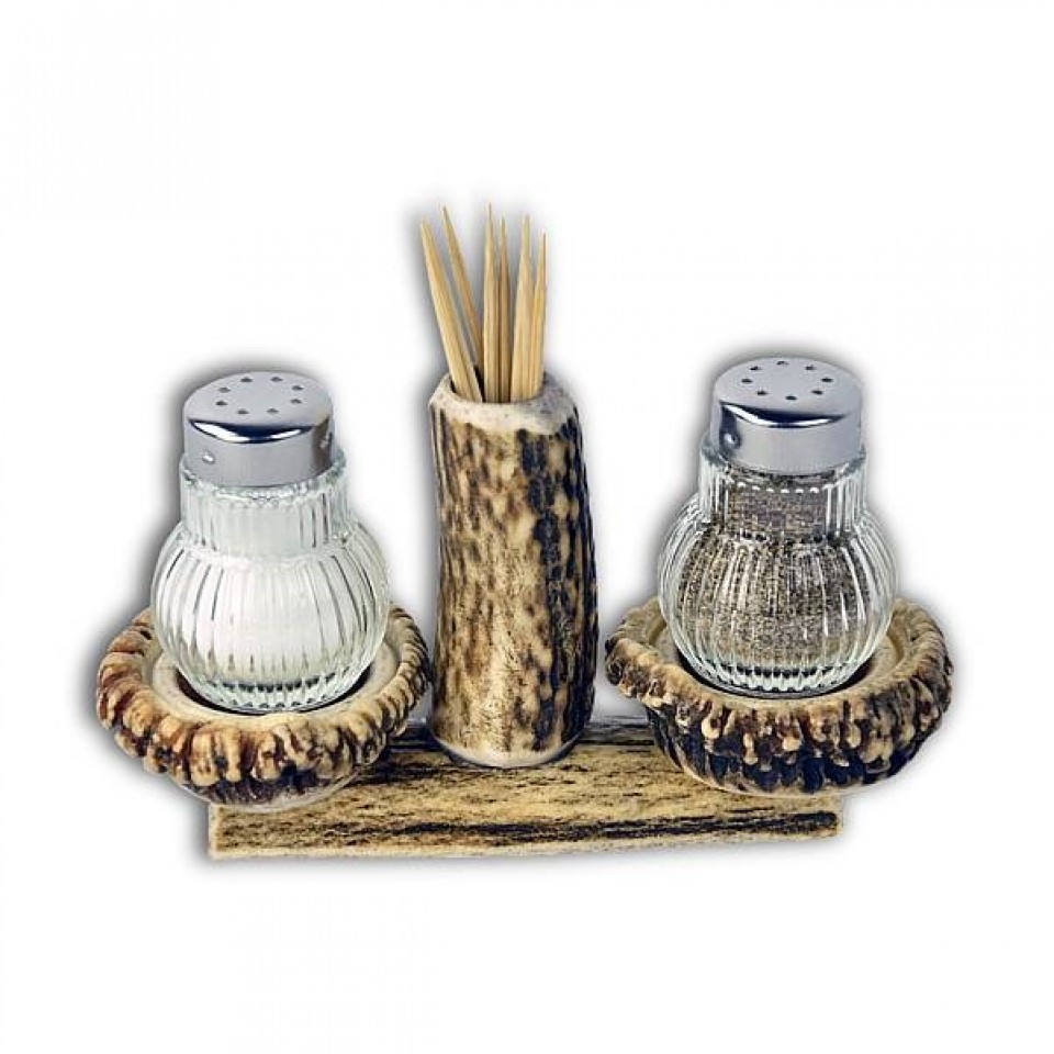 Horn Salt & Pepper Shakers small