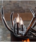 New Antler Chandelier Black 92cm