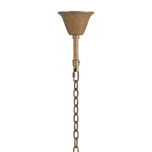 Horn Liten Ljuskrona 6-Ljus Natur 68cm