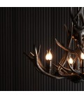 Antler 6-Light Small Chandelier Black 68cm